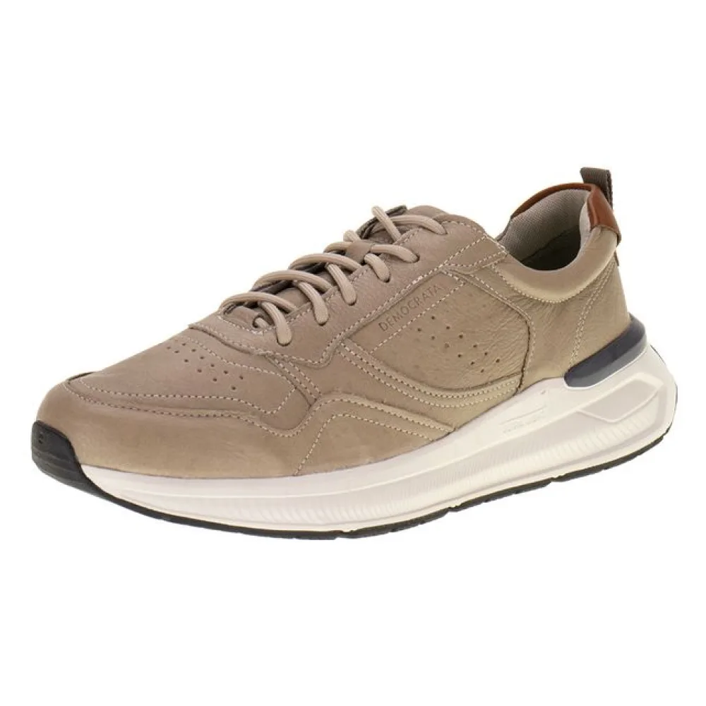 Sapatênis Masculino Brad Ultra Light Democrata 527101 TAUPE 40