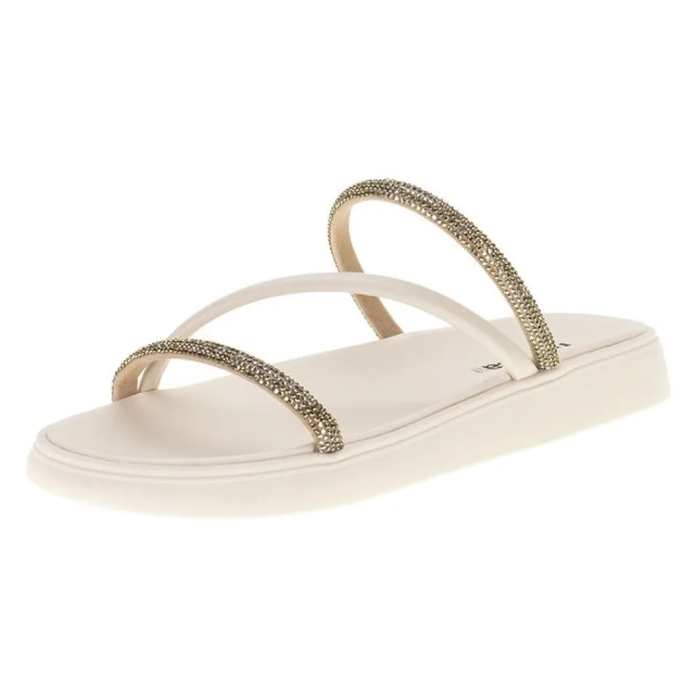 Tamanco Feminino Flat Moleca 5469121 MARFIM 34