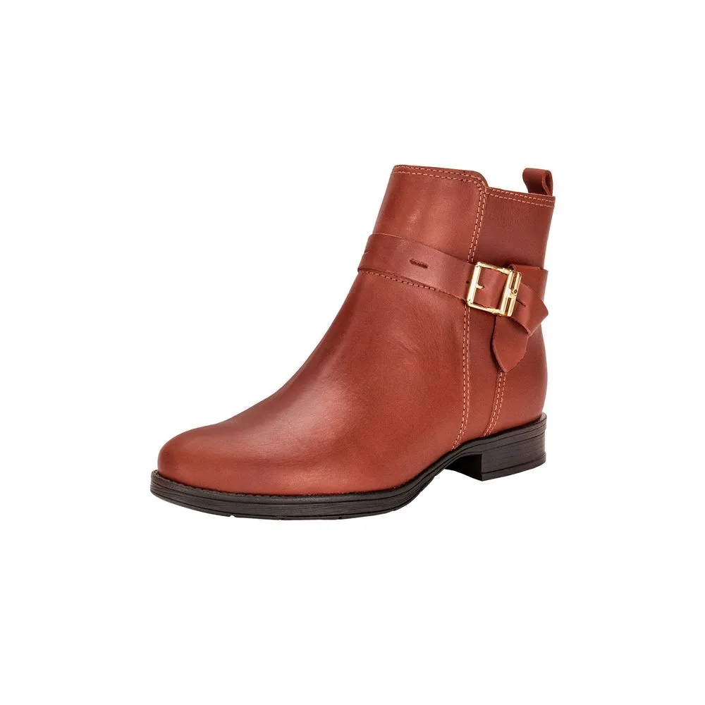 Bota Feminina Cano Baixo Bottero 361704 CARAMELO 34
