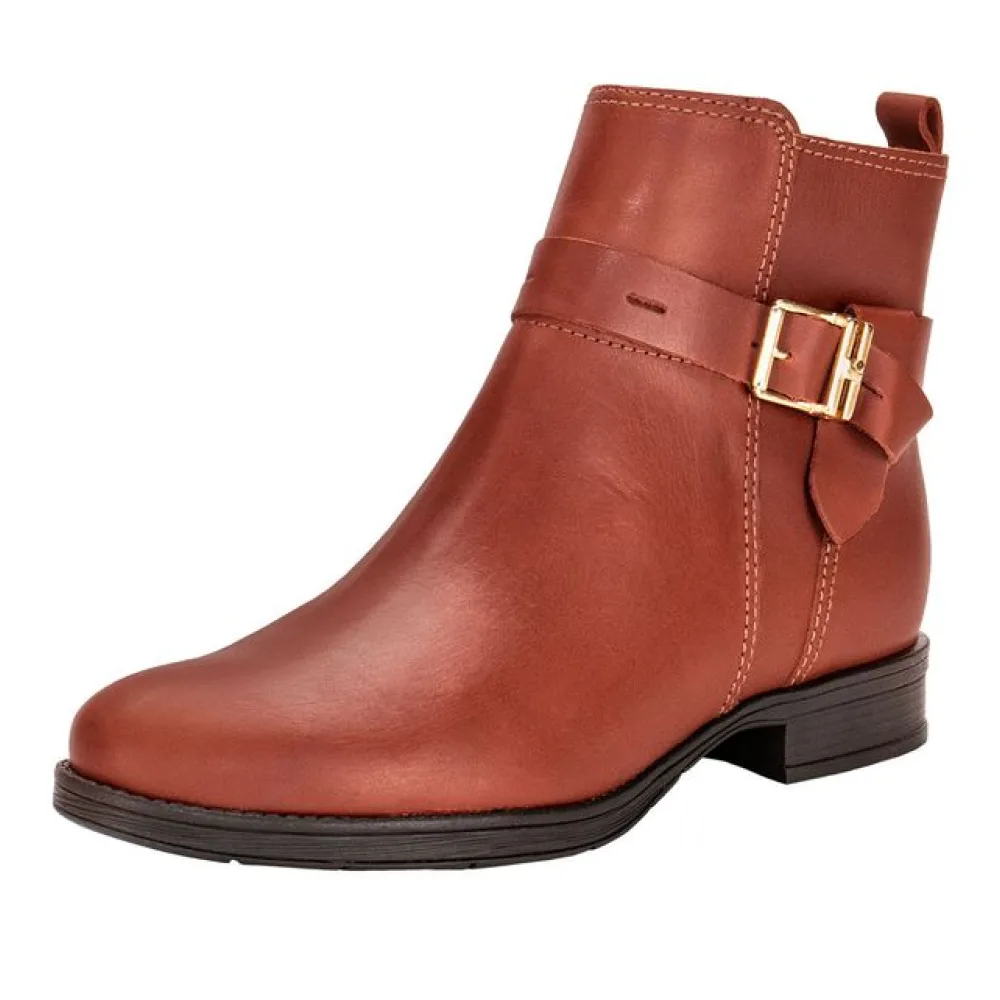 Bota Feminina Cano Baixo Bottero 361704 CARAMELO 34