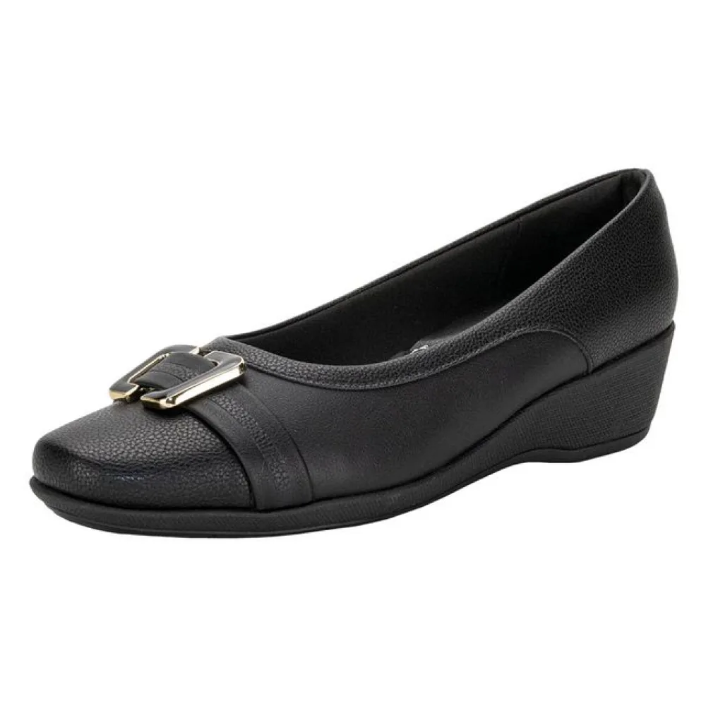 Sapato Feminino Anabela Piccadilly 143212 PRETO 34