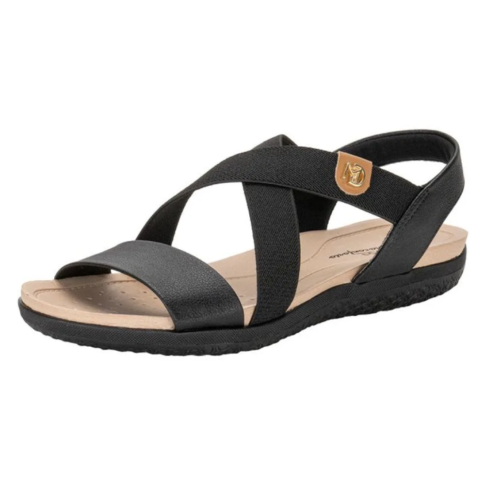 Sandália Feminina Flat Modare 7125249 PRETO 35