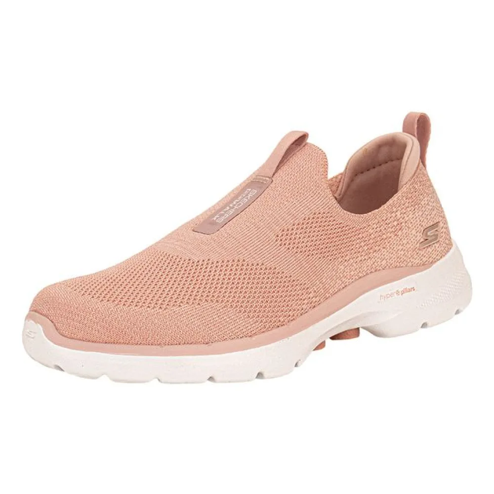 Tênis Feminino Go Walk 6 Glimmering Skechers 124502 ROSA 35