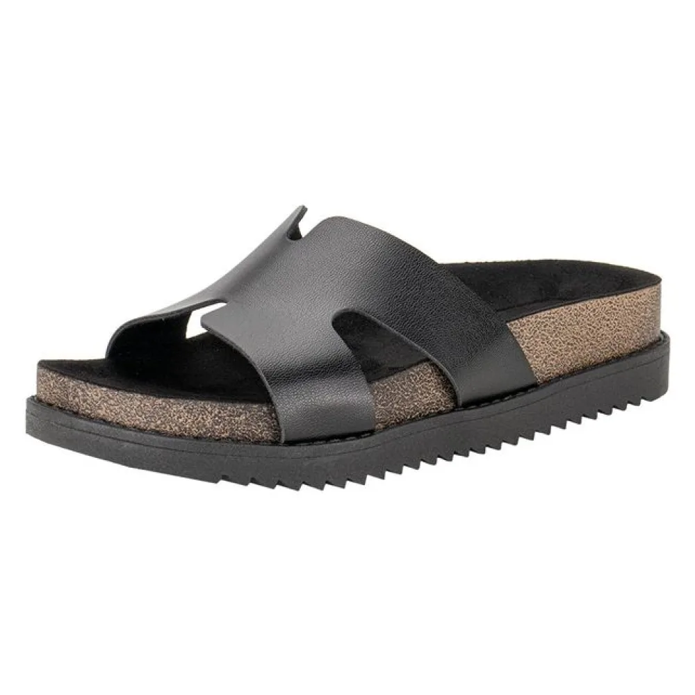 Tamanco Feminino Flat Moleca 5500100 PRETO 34