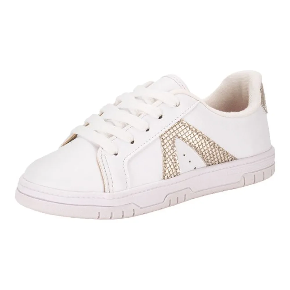 Tênis Infantil Feminino Molekinha 2562112 BRANCO/DOURADO 26