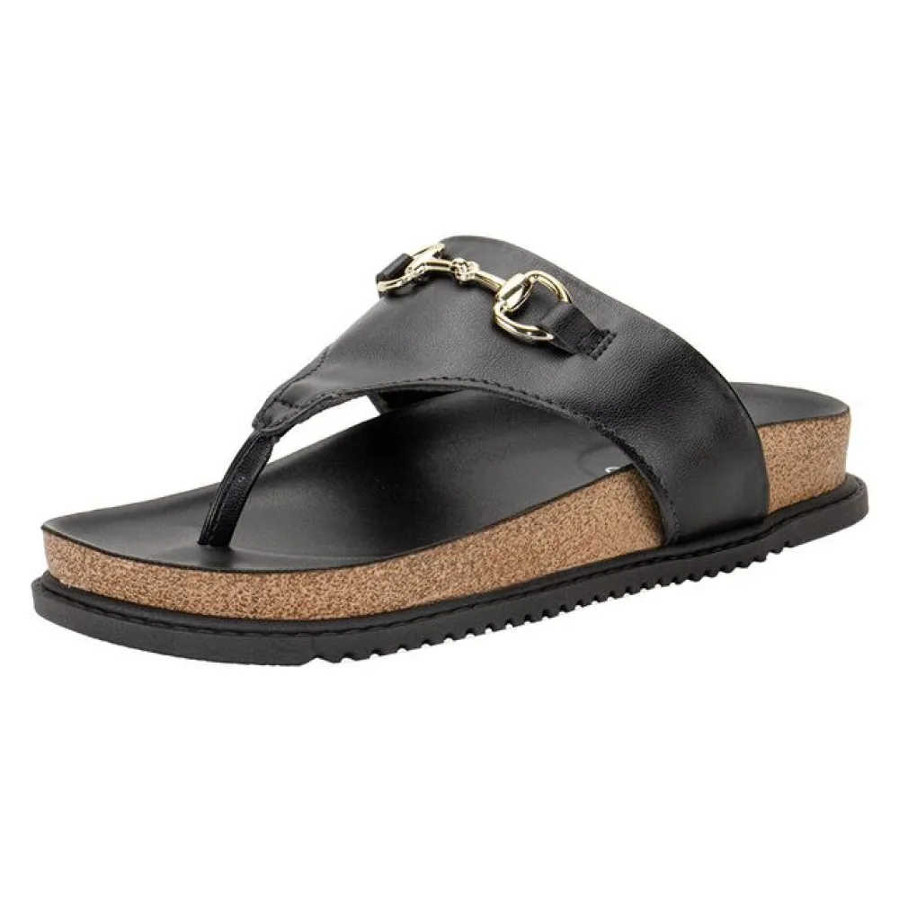 Tamanco Feminino Flat Beira Rio 8524105 PRETO 35