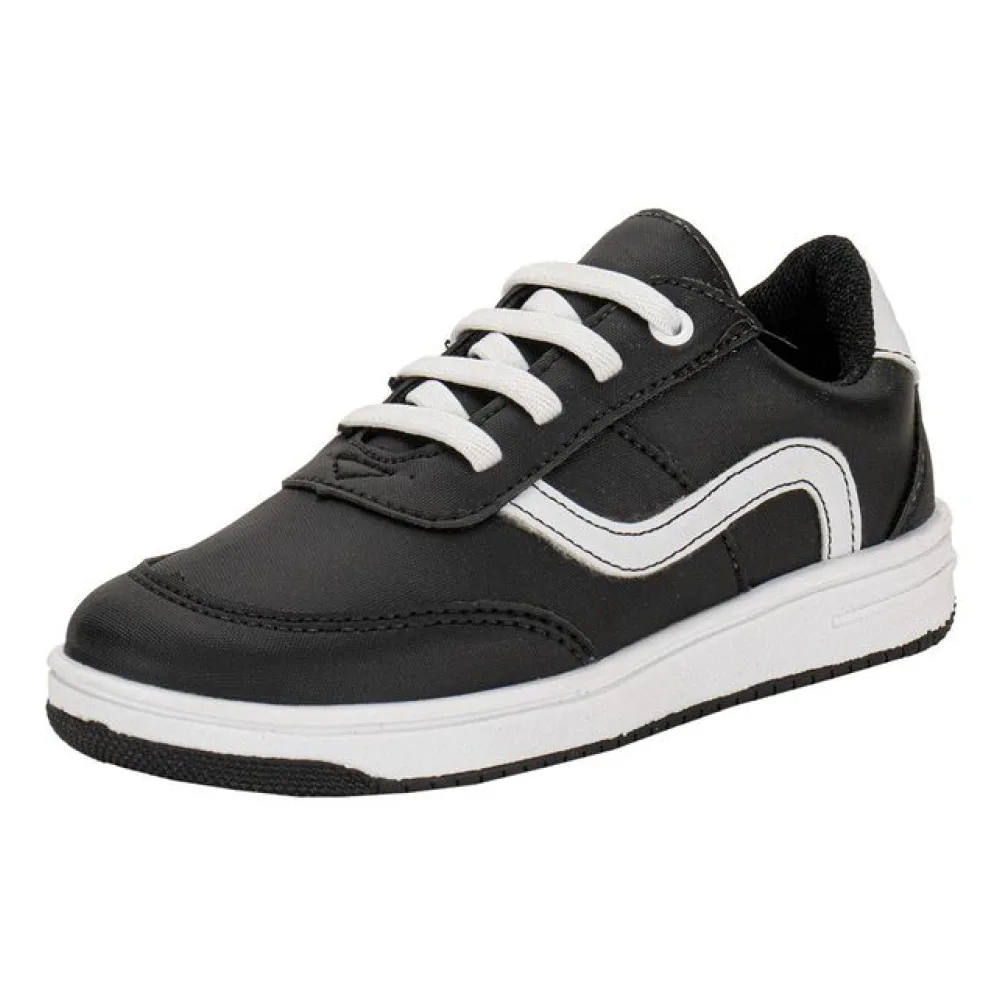 Tênis Infantil Masculino Funway FFCG58 PRETO/BRANCO 21