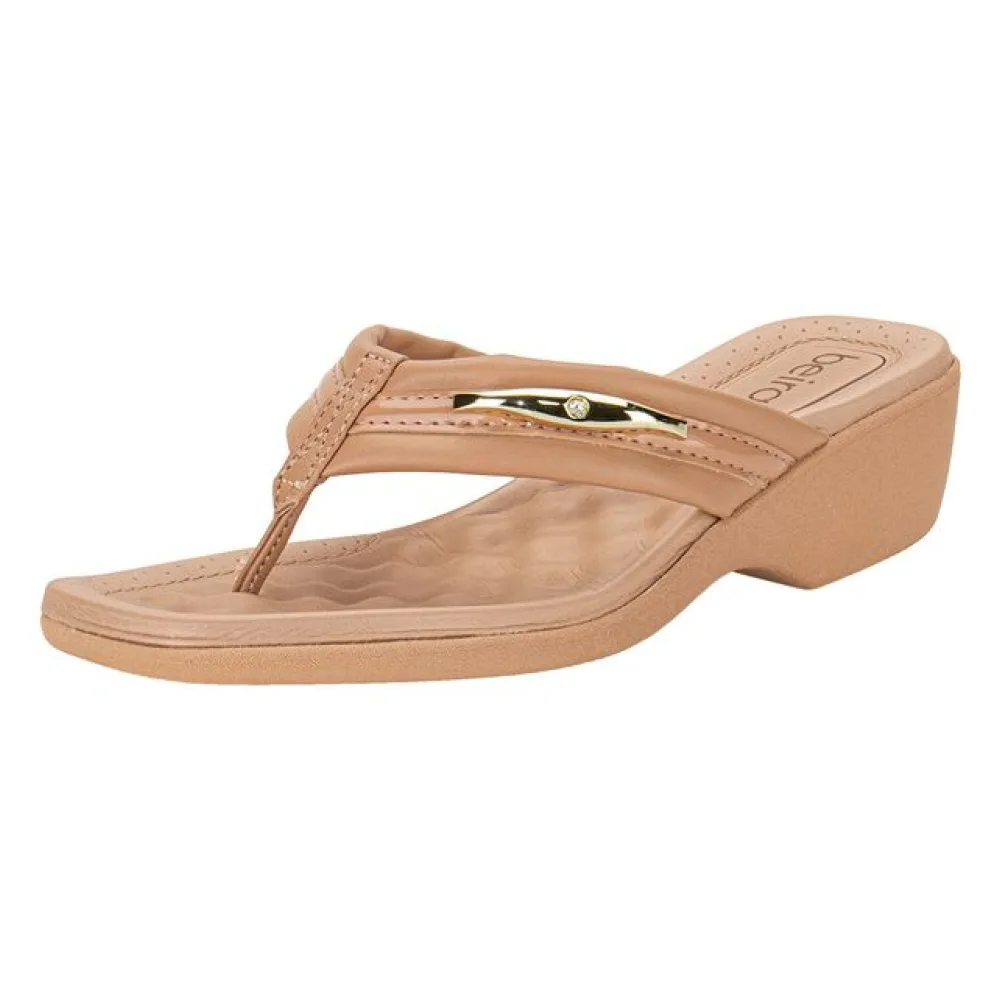 Tamanco Feminino Salto Grosso Beira Rio 8527103 SALMÃO 34