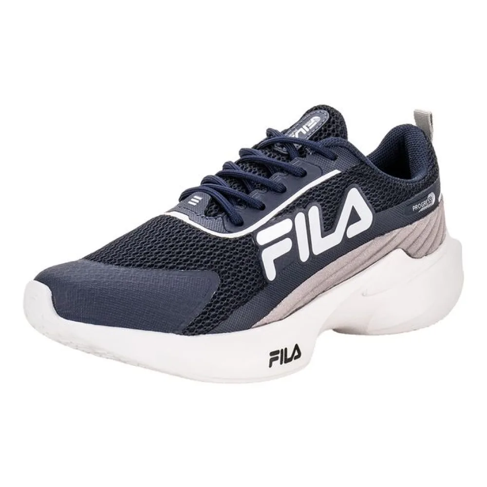 Tênis Infantil Masculino Progress Fila F04K00017 AZUL/CINZA 30