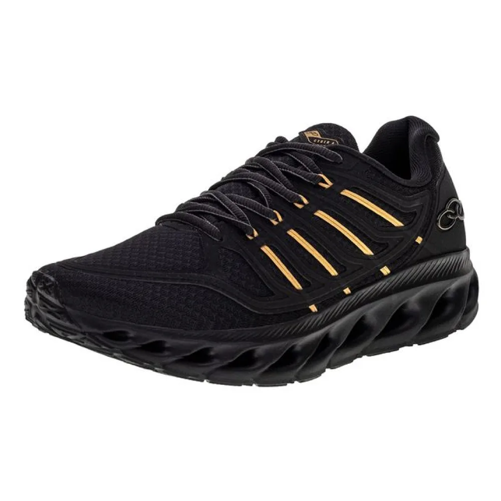 Tênis Masculino Cyber 4 Olympikus 43285288 PRETO/BEGE 38