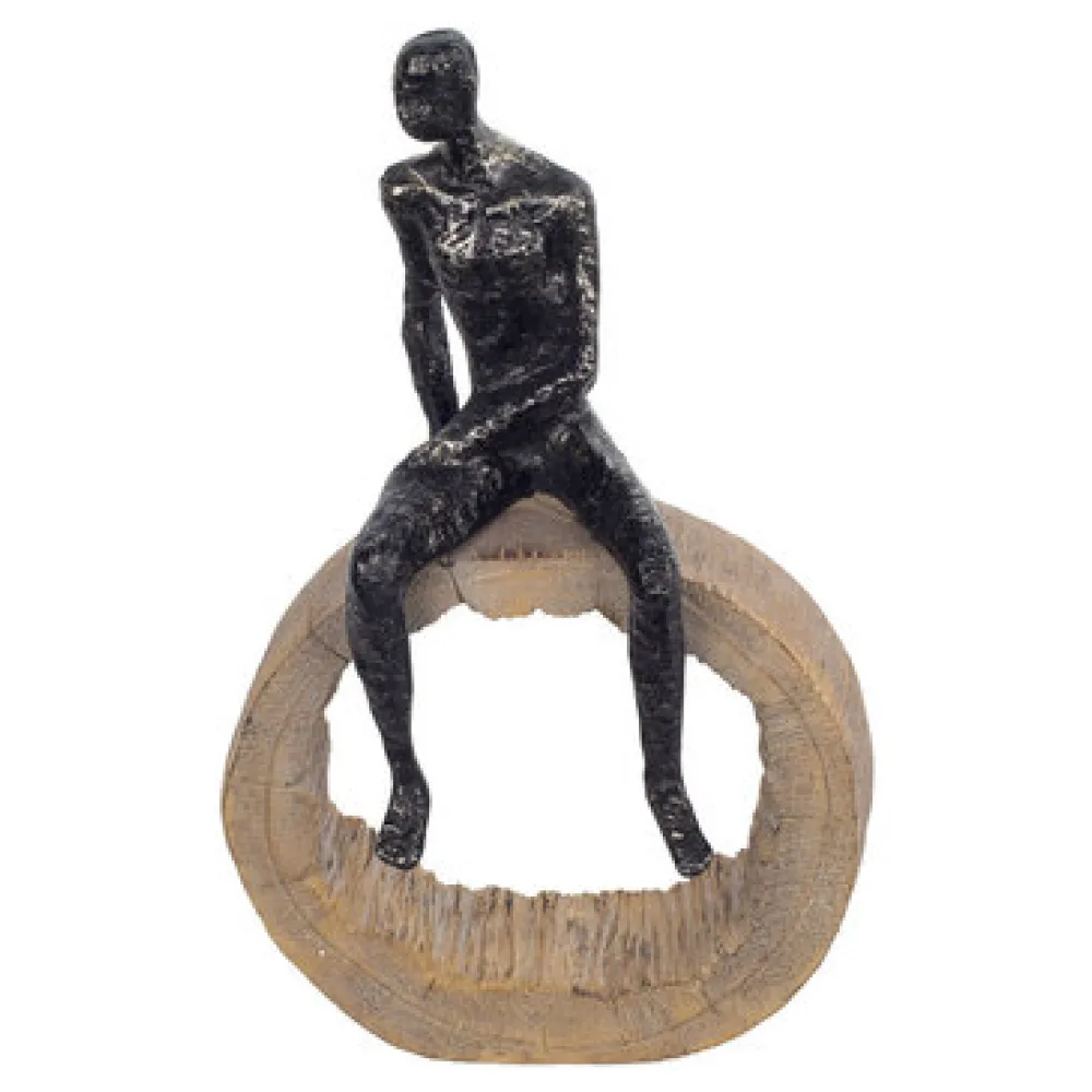 Szobrok, figurák Signes Grimalt Figure Man Roca -Ban