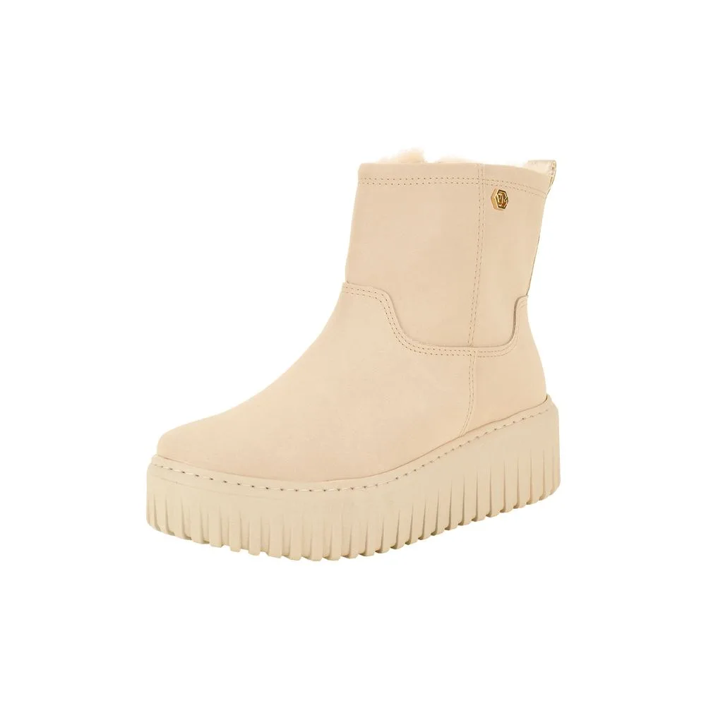 Bota Feminina Cano Baixo Via Marte 04701004 MARFIM 34