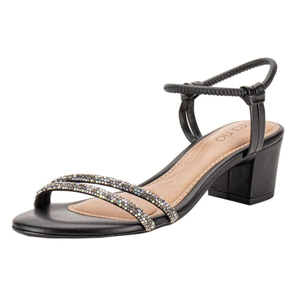 Sandália Feminina Salto Grosso Beira Rio 82461205 PRETO 36