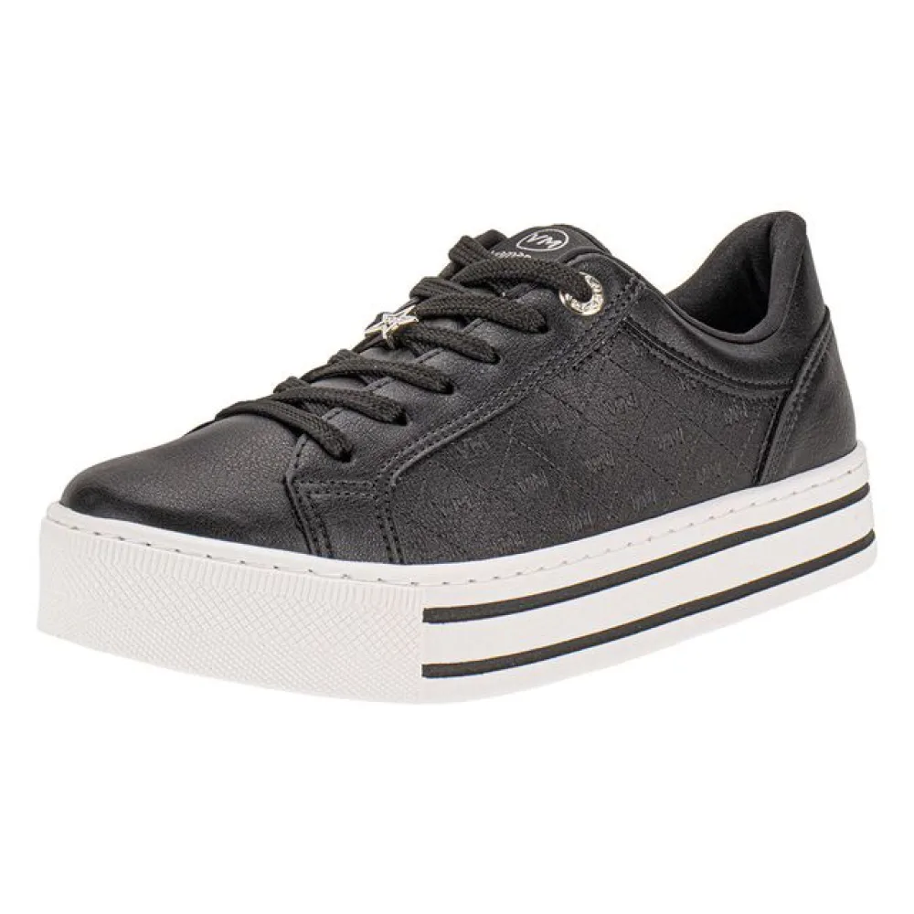 Tênis Feminino Casual Via Marte 01001301 PRETO 34