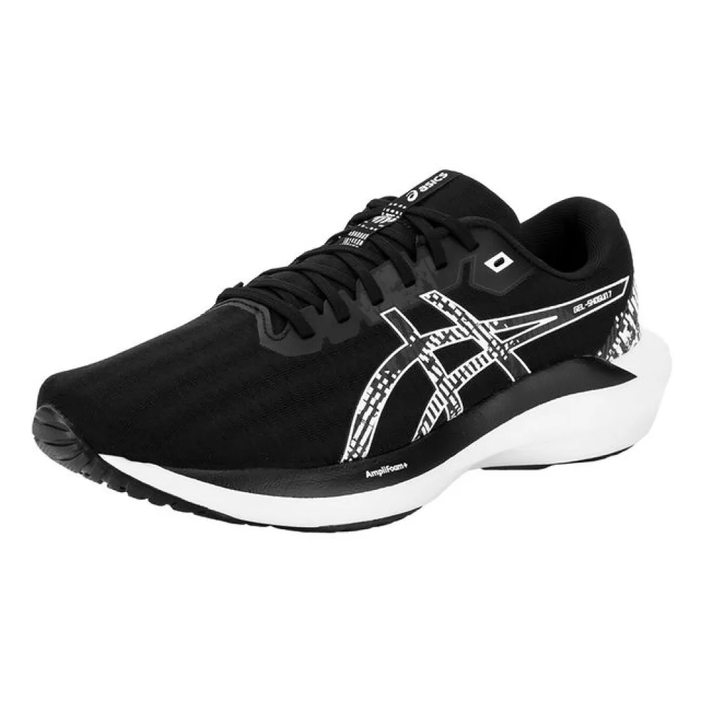 Tênis Masculino Gel Shogun 7 Asics 1011C017 PRETO/BRANCO 41