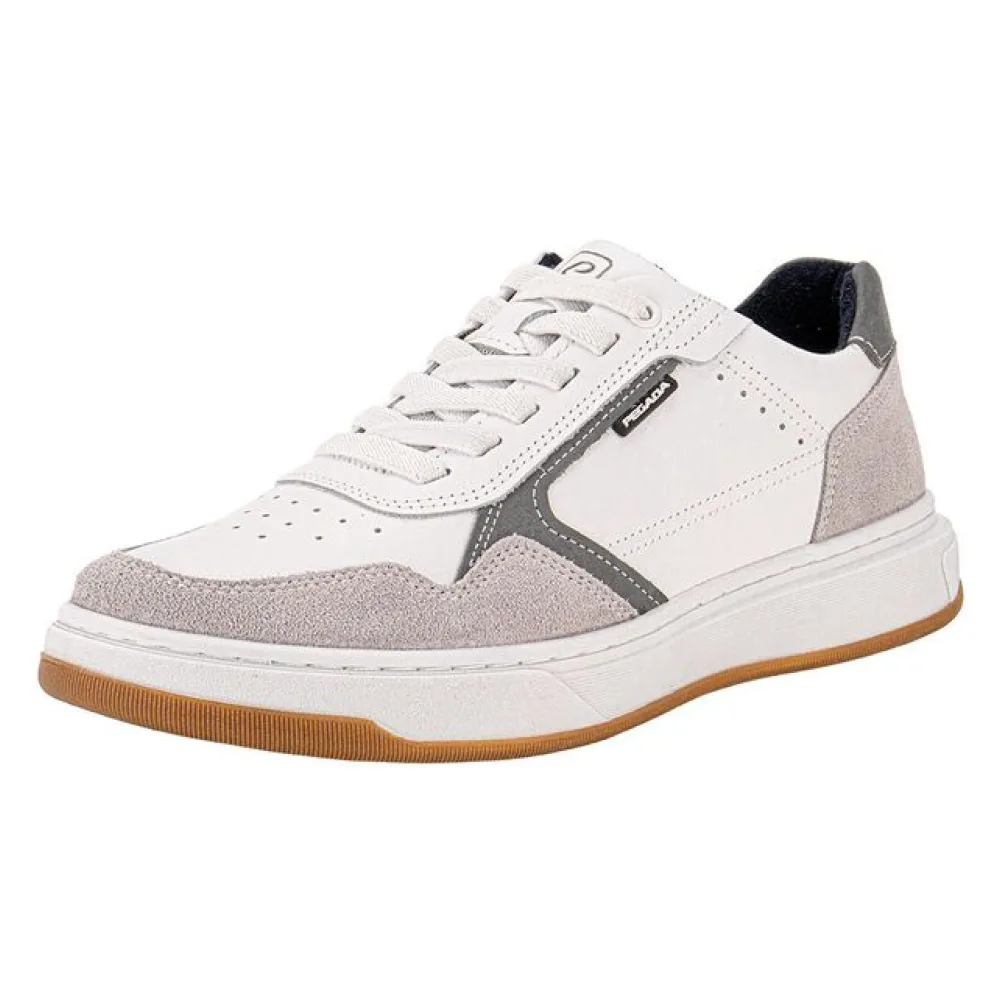 Sapatênis Masculino Pegada 111704 BRANCO/CINZA 37