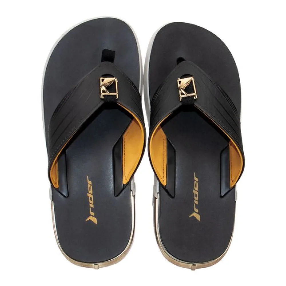 Chinelo Masculino Rbold Rider 1226 PRETO/AMARELO 39