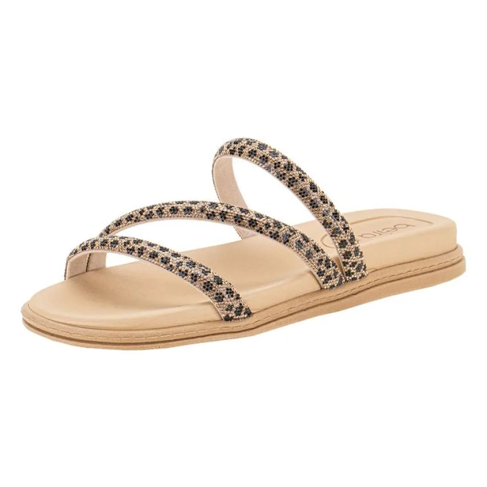 Tamanco Feminino Flat Beira Rio 8488108 BRONZE 35