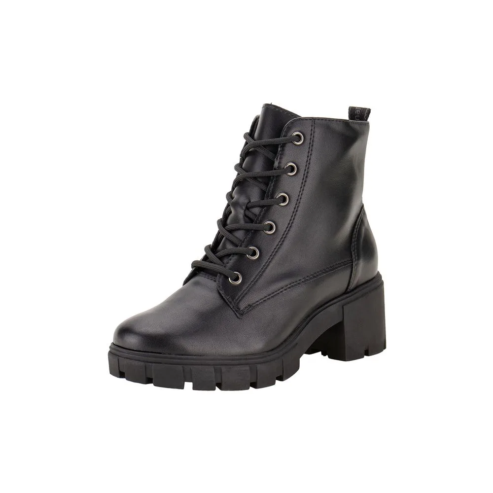 Bota Feminina Coturno Via Marte 001002 PRETO 34