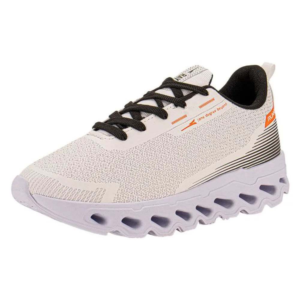 Tênis Masculino Rayon R1517 BRANCO/LARANJA 37