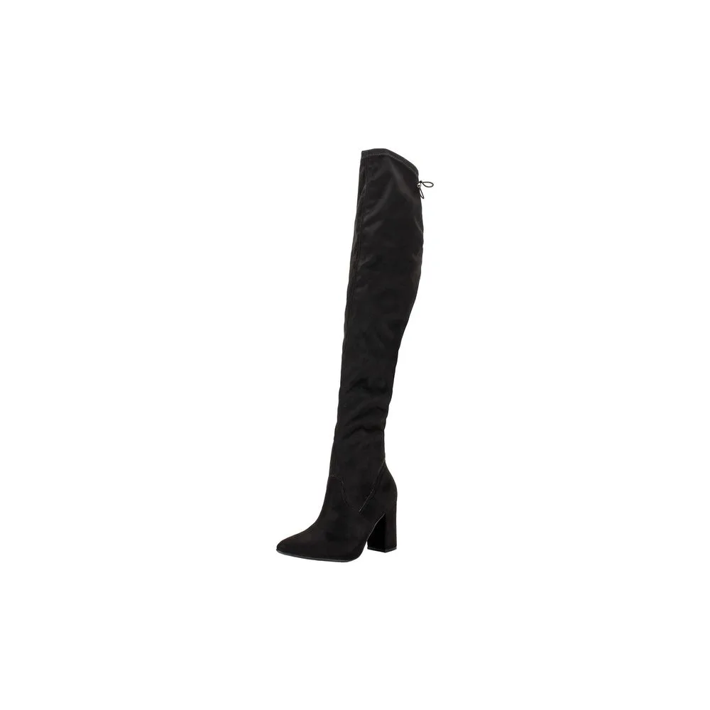 Bota Feminina Over The Knee Via Marte 021014 PRETO/CAMURÇA 34