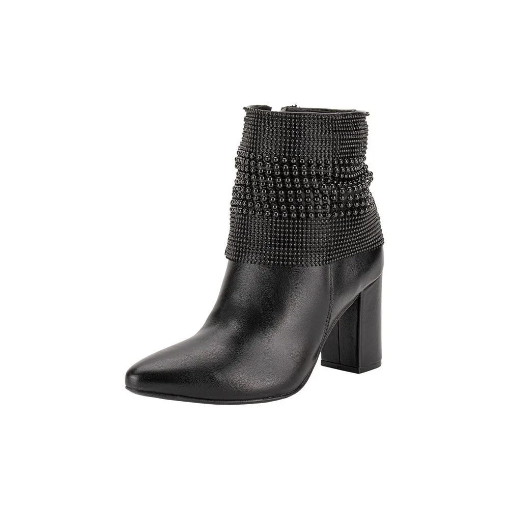 Bota Feminina Cano Baixo Via Marte 021006 PRETO 34