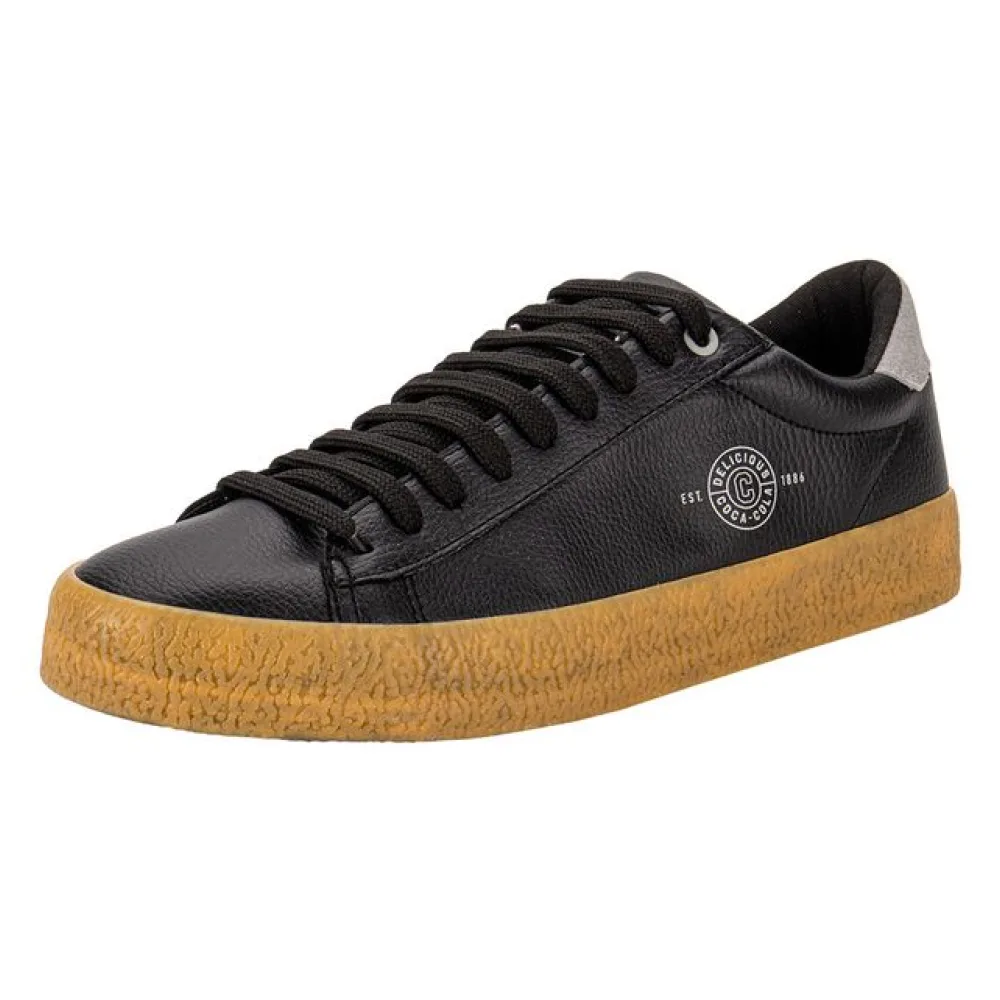 Tênis Masculino Seaside Town Coca Cola CC2412 PRETO 39
