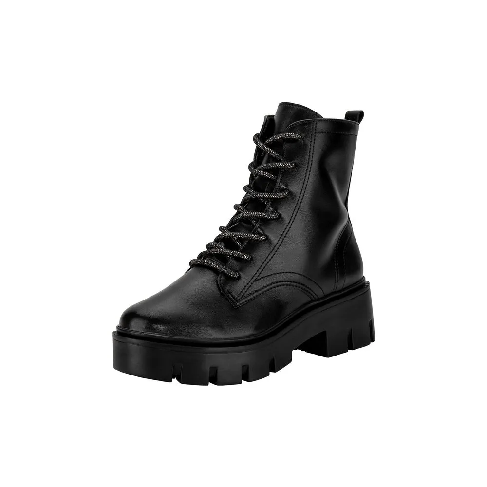 Bota Feminina Coturno Via Marte 095001 PRETO 34