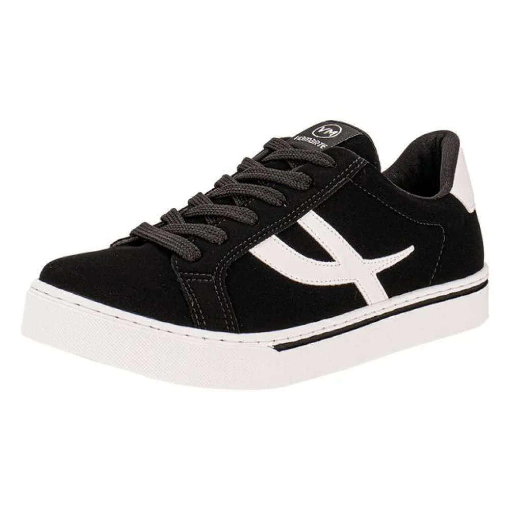 Tênis Feminino Via Marte 016012 PRETO/NOBUCK 34