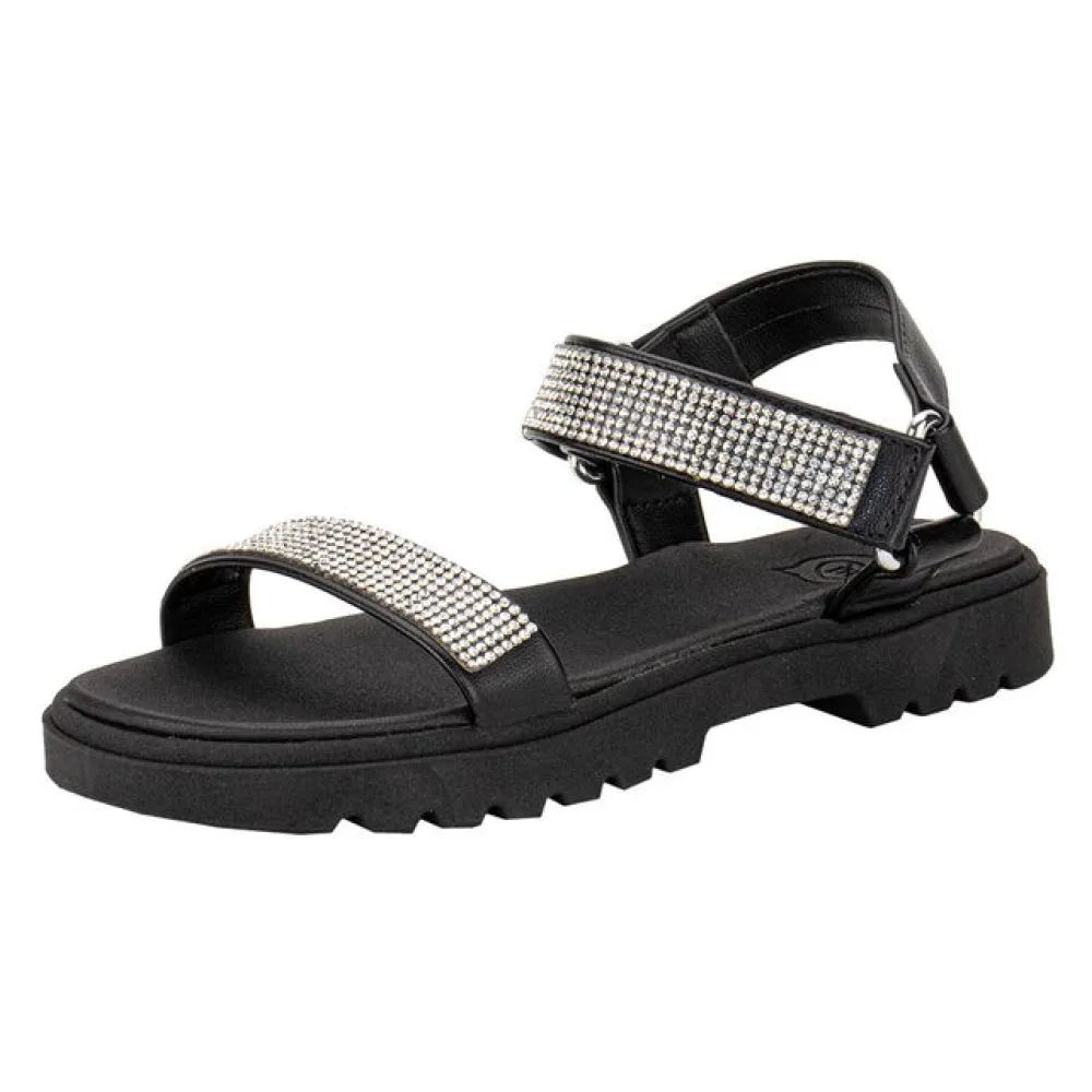 Sandália Infantil Feminina Molekinha 2344135 PRETO 29