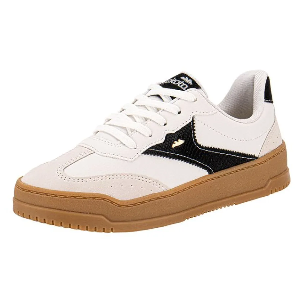 Tênis Feminino Casual Dakota DA601 BRANCO/PRETO 35