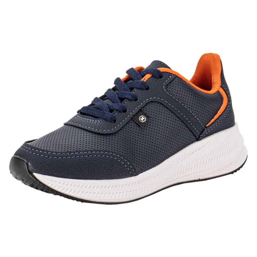 Tênis Infantil Masculino Molekinho 2841217 AZUL/LARANJA 27