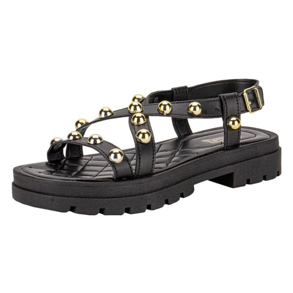 Sandália Infantil Feminina NilQi 3003 PRETO 28