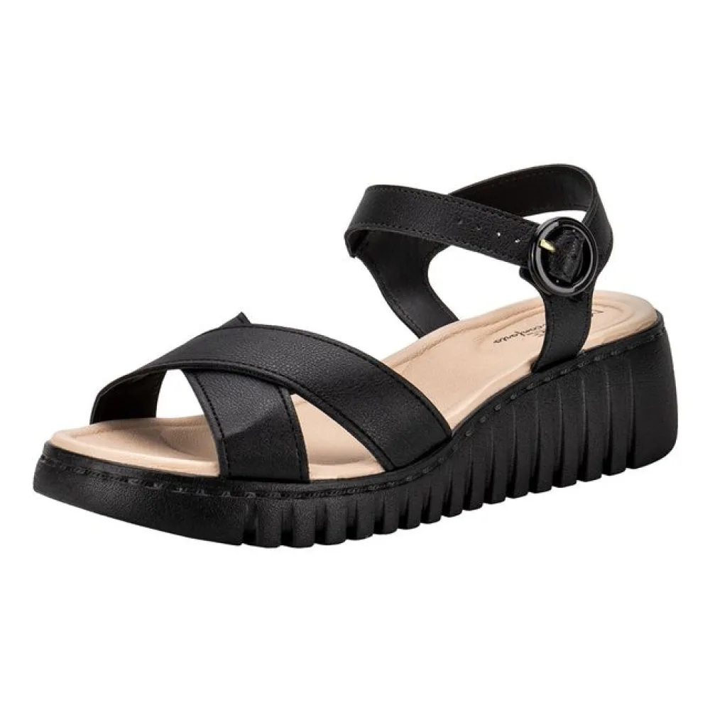 Sandália Feminina Anabela Modare 7197101 PRETO 36
