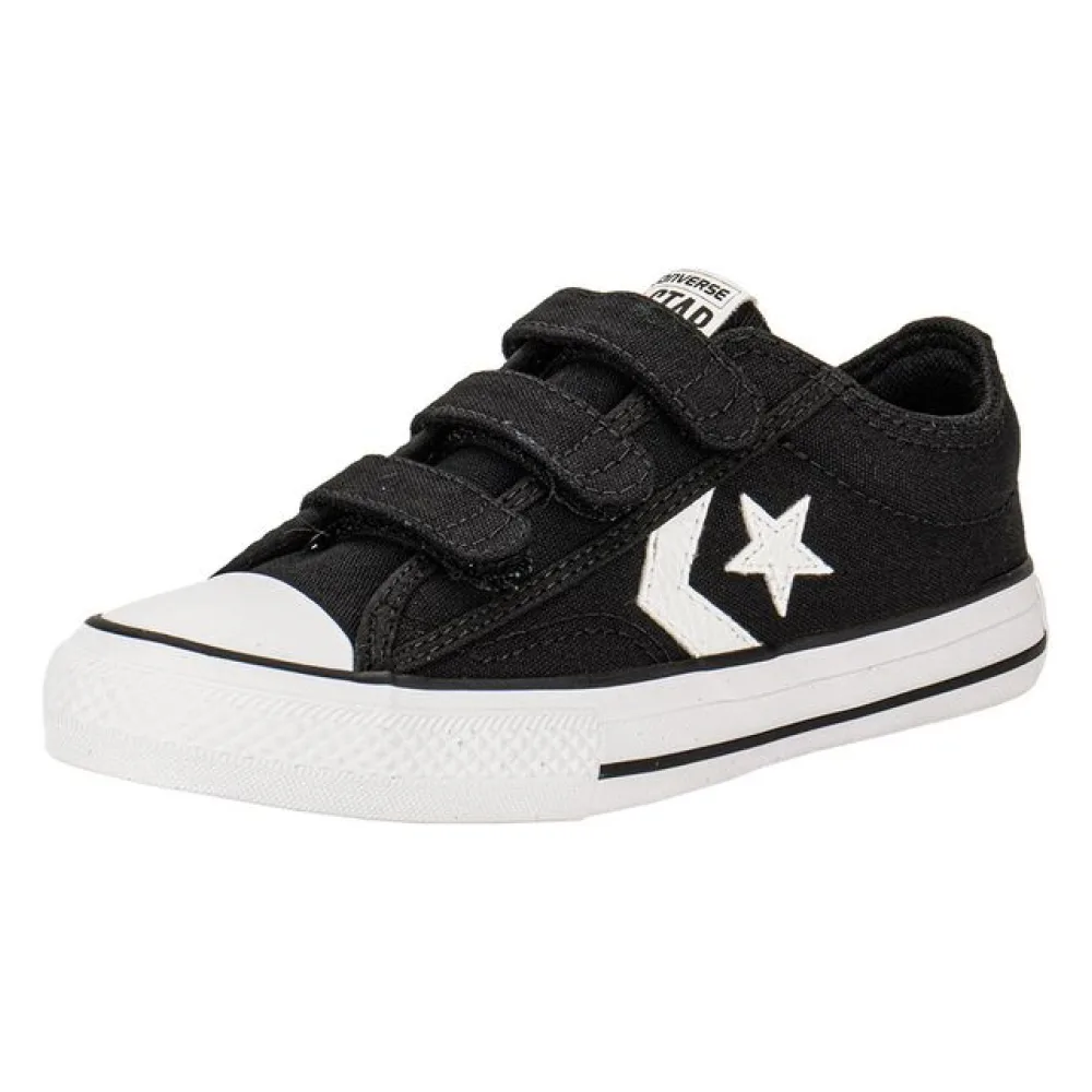 Tênis Infantil Star Player 76 3V Converse All Star CK1206 PRETO/BRANCO 31