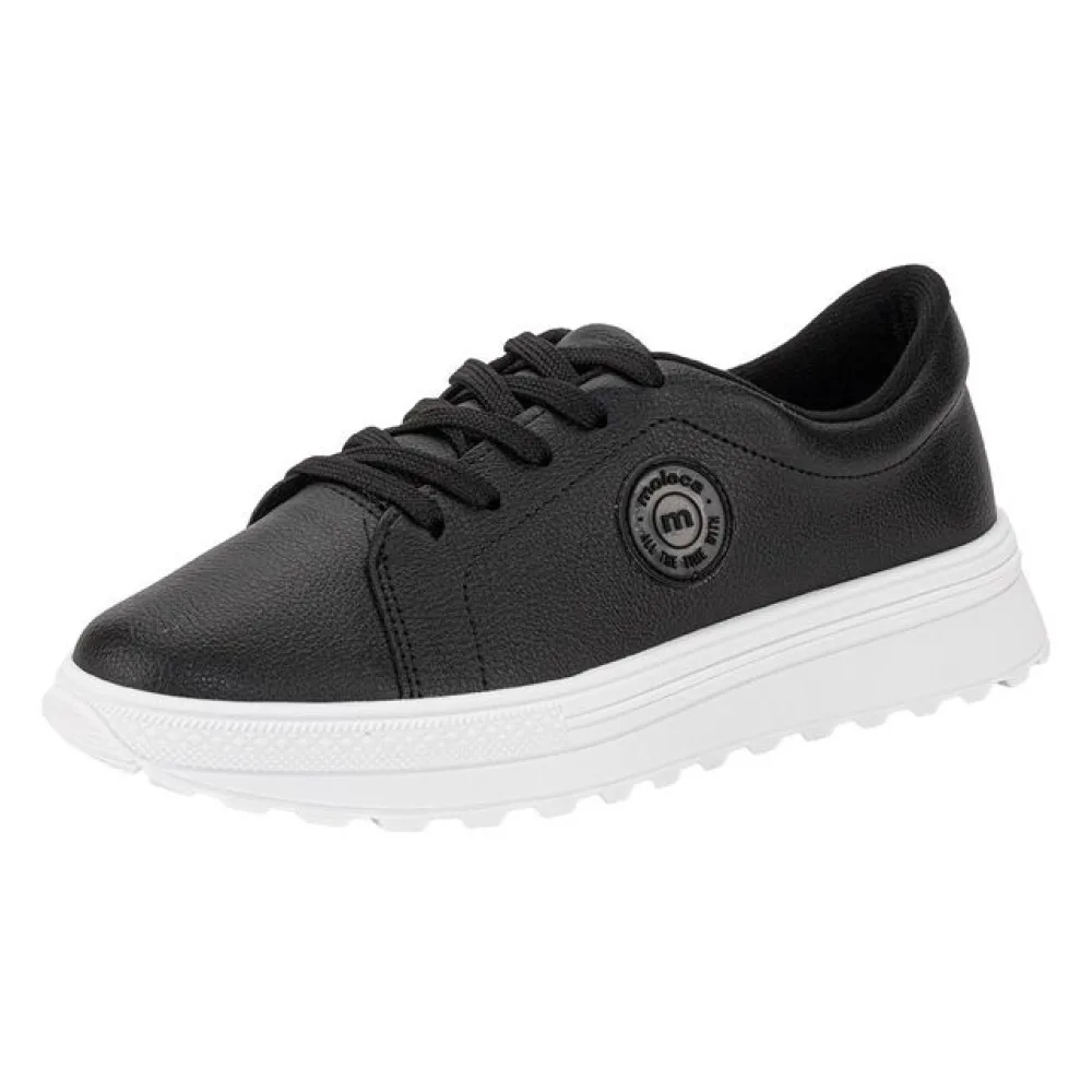 Tênis Feminino Casual Moleca 5809100 PRETO 34