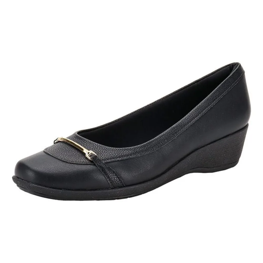 Sapato Feminino Anabela Piccadilly 143211 PRETO 34