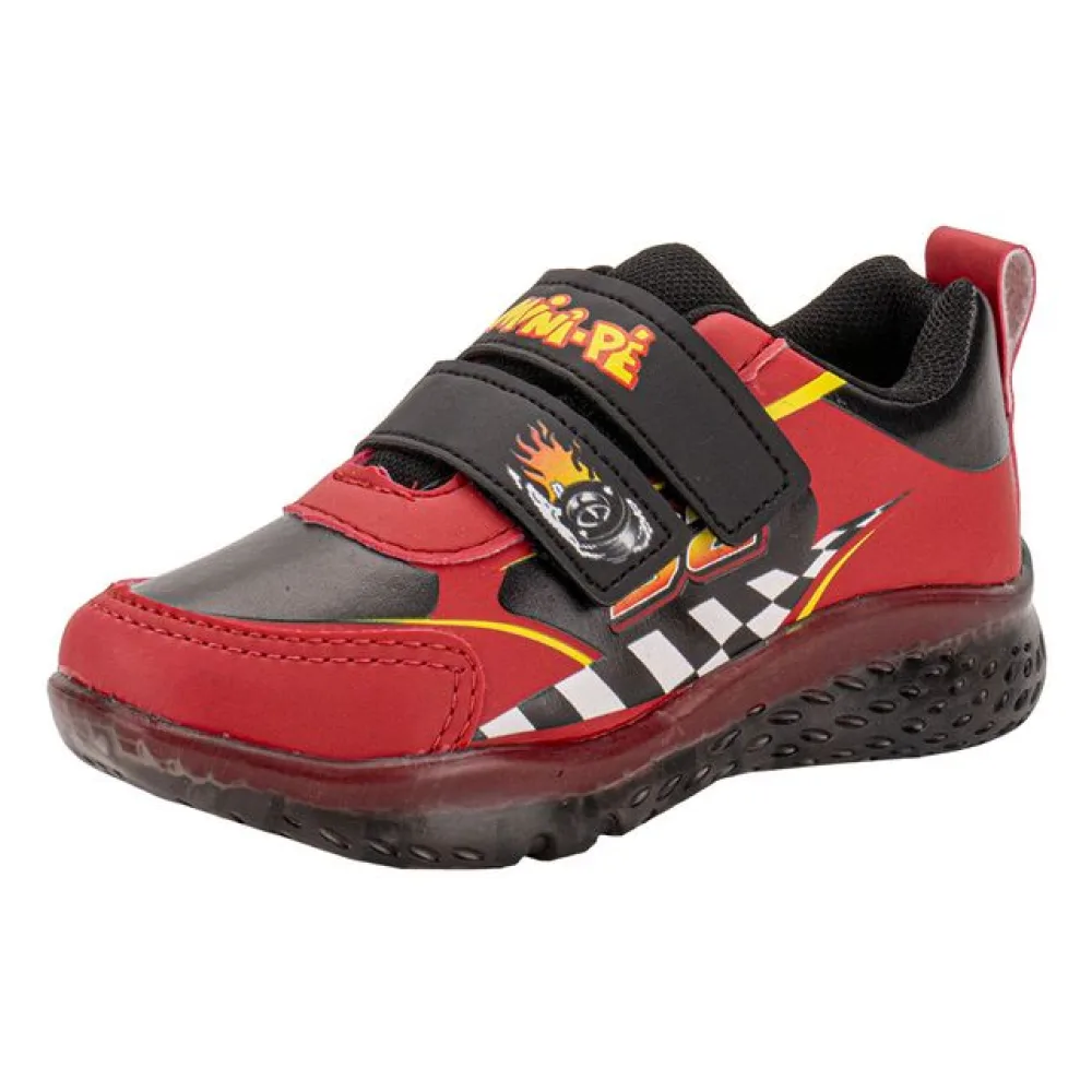 Tênis Infantil Masculino Led Minipé MP2434P VERMELHO 24