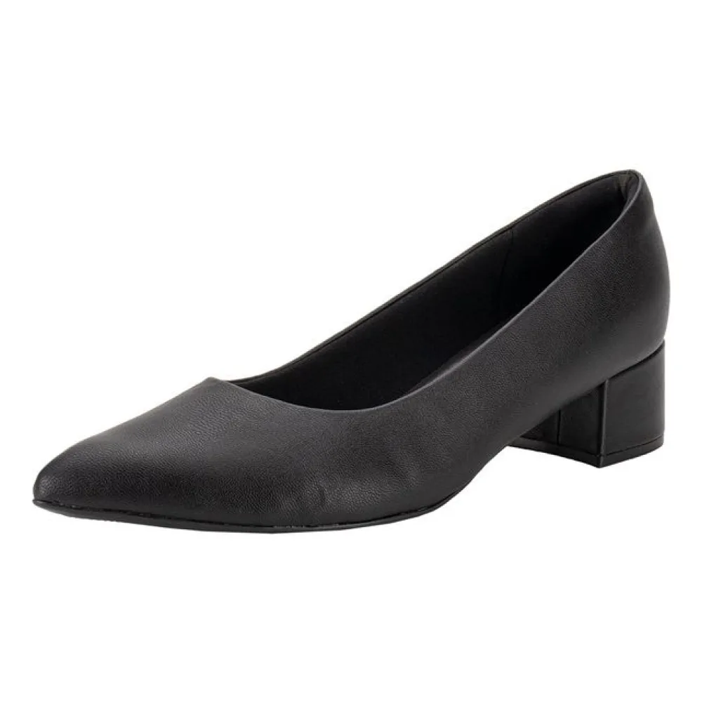 Sapato Feminino Salto Grosso Piccadilly 739015 PRETO 34
