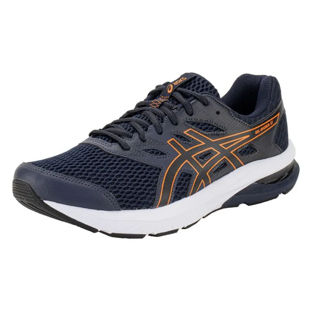 Tênis Masculino Gel Shogun St Asics 1201B041 AZUL/LARANJA 41
