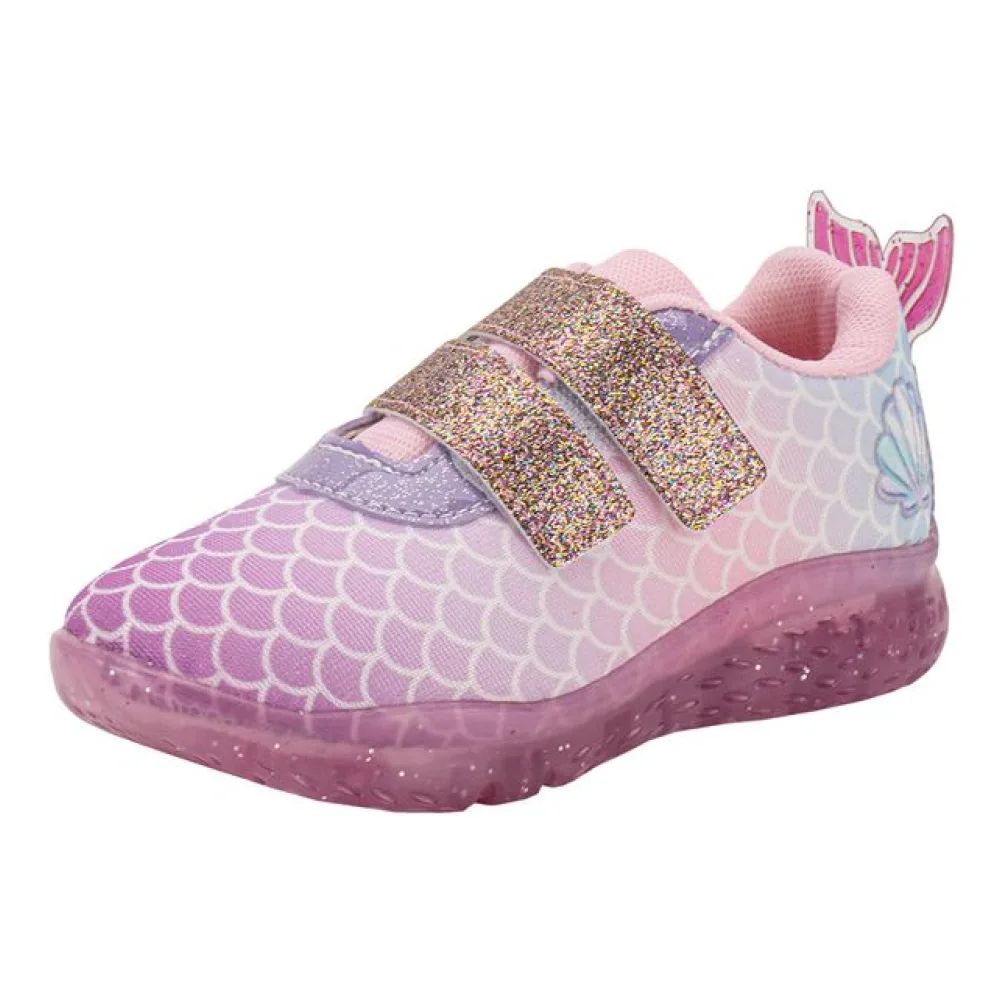 Tênis Infantil Feminino Led Minipé MP2413P ROSA 25