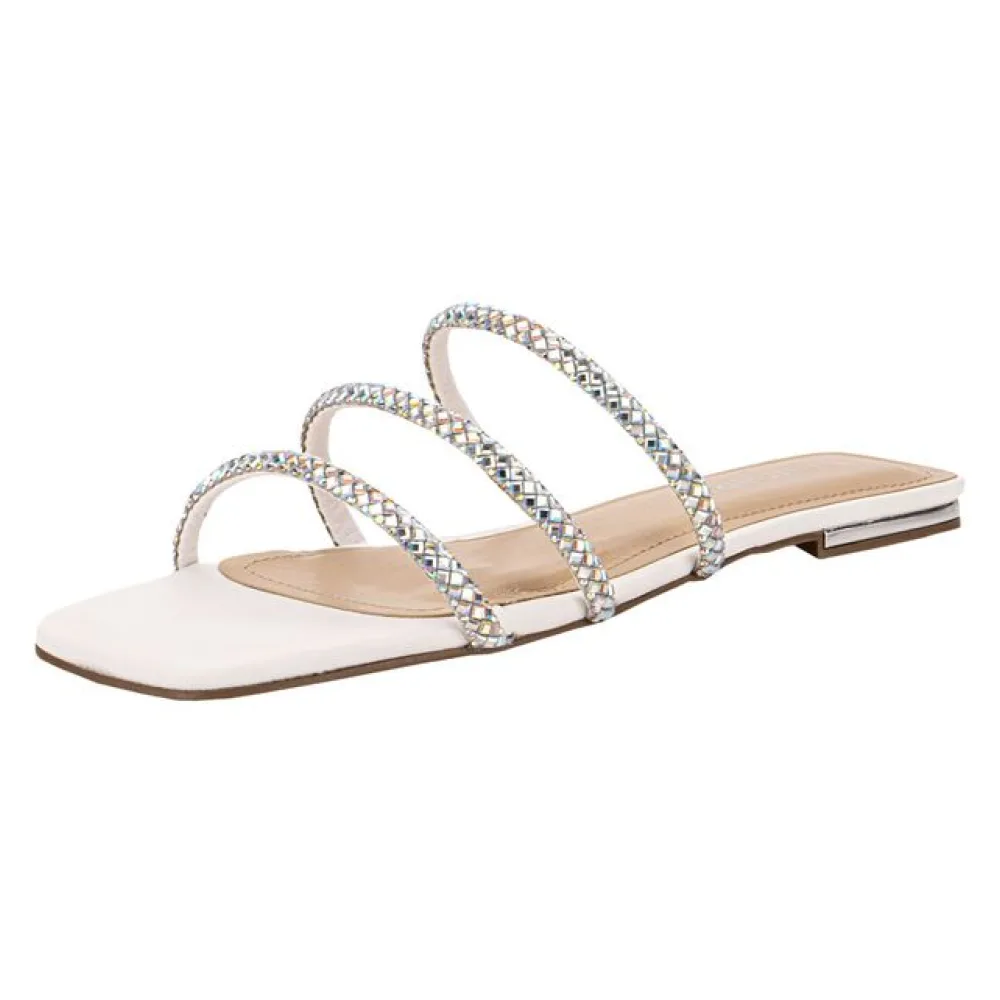 Tamanco Feminino Flat Via Marte 2319907 BRANCO 34