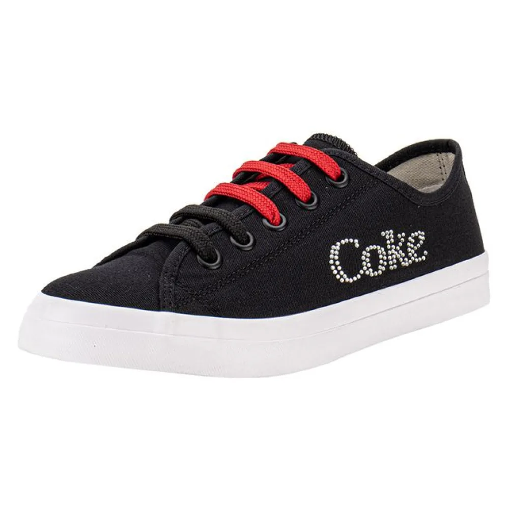 Tênis Feminino Stream Glow Coca-Cola CC2440 PRETO 35