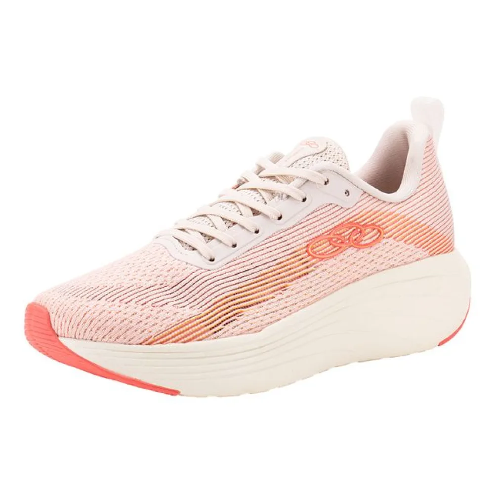 Tênis Feminino Purpura Olympikus 43717362 BEGE/ROSA 34