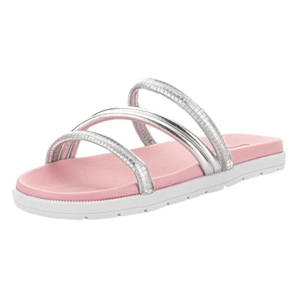 Sandália Infantil Feminina Molekinha 2352107 PRATA 26