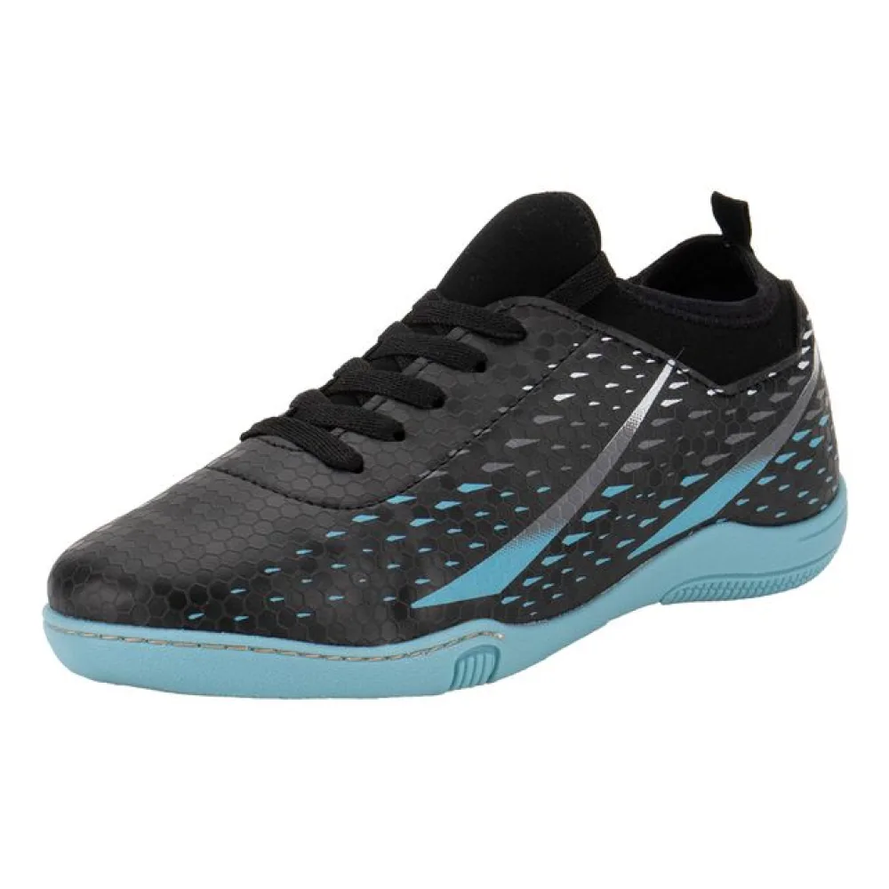 Chuteira Infantil Masculina Indoor Molekinho 2808330 PRETO/AZUL 27