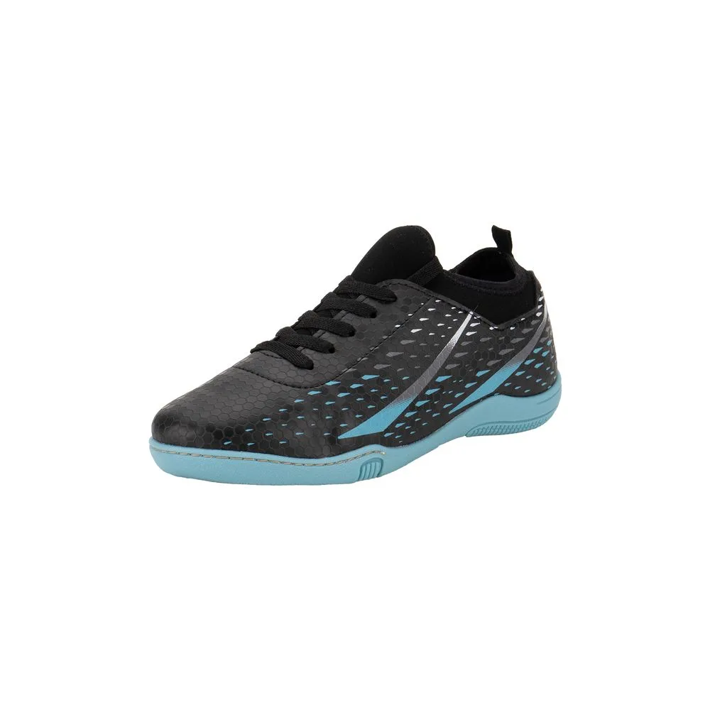 Chuteira Infantil Masculina Indoor Molekinho 2808330 PRETO/AZUL 27