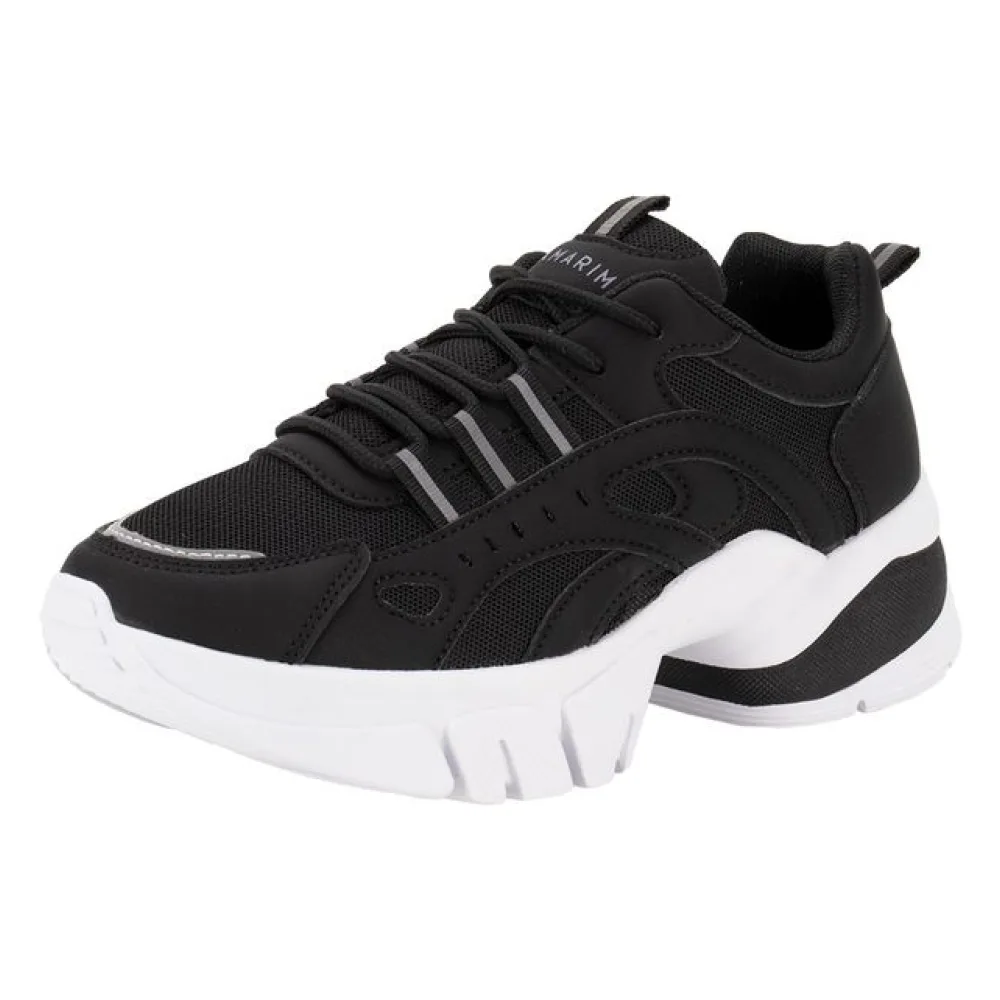 Tênis Feminino Dad Sneaker Ramarim 2480231 PRETO/BRANCO 34