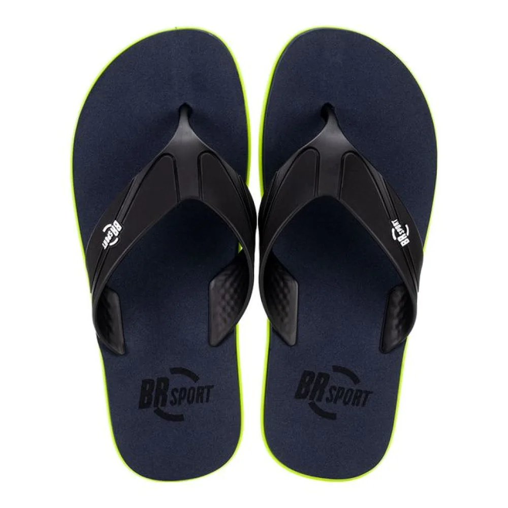 Chinelo Masculino Brsport 2660100 PRETO/AZUL 37