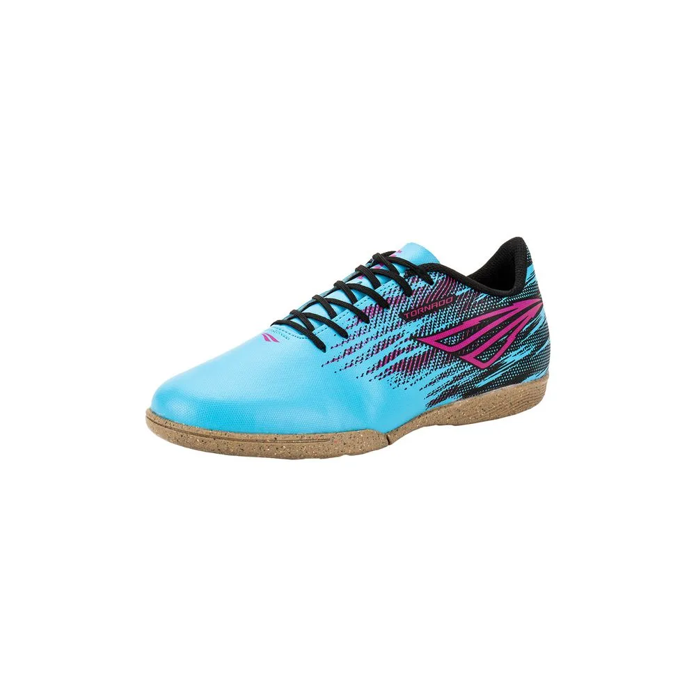 Chuteira Masculina Indoor Tornado Penalty 124286 AZUL/ROSA 38